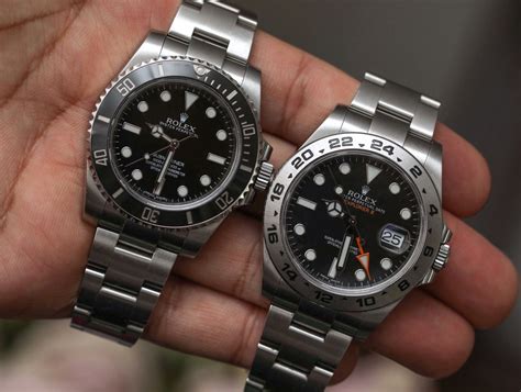 rolex explorer ii vs submariner